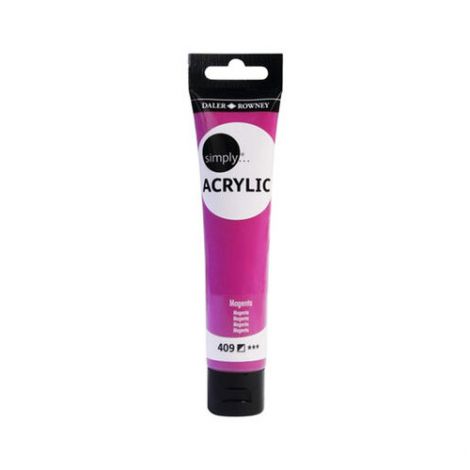 Farba akrylowa Daler-Rowney 75ml, Różowy/Magenta